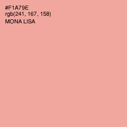 #F1A79E - Mona Lisa Color Image